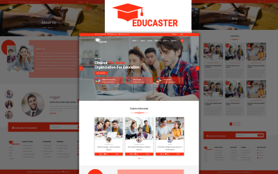Educaster — Образовательный HTML5-шаблон