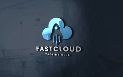 Fast Cloud Pro Branding-logotyp