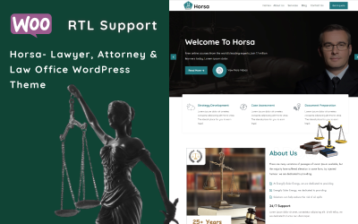 Horsa - Tema para bufetes de abogados y abogados