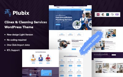 Plubix - Motyw WordPress dla firmy świadczącej usługi hydrauliczne