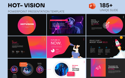 Hot-Vision Power Point Presentation Template