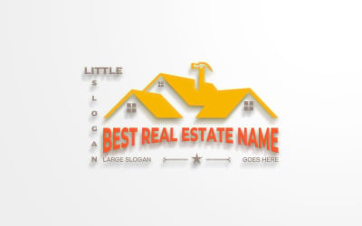 Real Estate Logo Template-Construction Logo-Property Logo Design...52