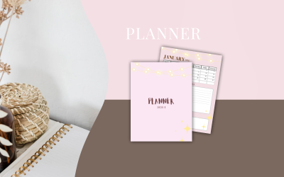 Simple Daily Planner: Pretty Simple Planners Daily Planner and Organizer,  Size 6X9, 120 Pages