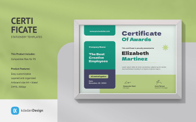 Certifikát PSD Design Templates Vol 051