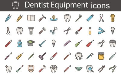 Illustration d&amp;#39;équipement de dentiste