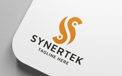 Logo de marque Synertek Lettre S Pro
