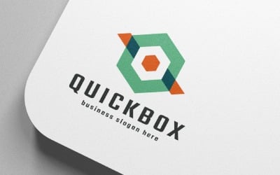 Quick Box Letter Q Pro Branding-Logo