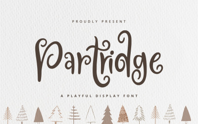 Partridge - Playful Display Font