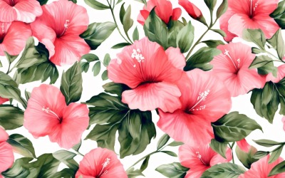 Watercolor flowers Background 426