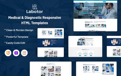 Laboror – Plantilla de sitio web de diagnóstico médico