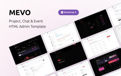 MEVO – Admin Dashboard Template – Bootstrap – GULP – GRUNT – SASS