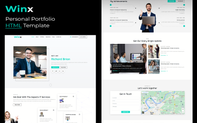 Winx - HTML šablona osobního portfolia