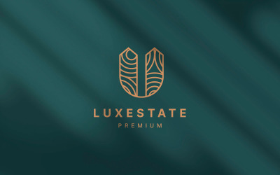 Design de logotipo de propriedade residencial de luxo - LGV 15