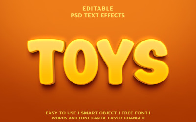 Игрушки с 3d-текстовым эффектом