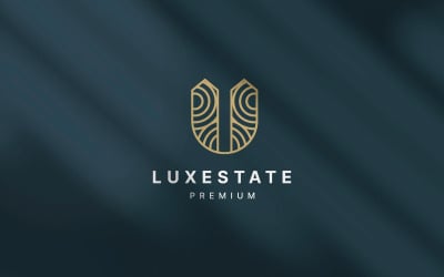 Luxury Home Estate Logo Design illustration modern design - LGV 11