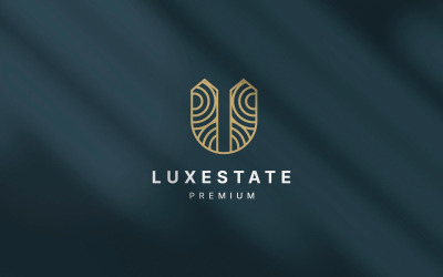 Luxus-Home-Estate-Logo-Design, Illustration, modernes Design – LGV 11