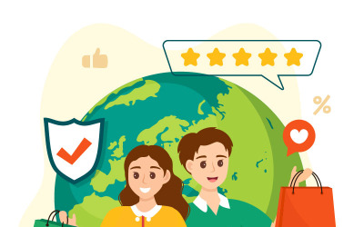 14 National Consumer Day Illustration