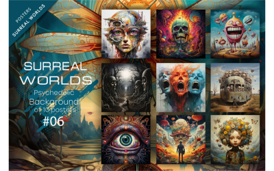 Bundle Surreal worlds 06. Psykedeliskt.