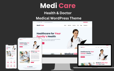 Medi_Care Gezondheid en arts Medisch WordPress-thema