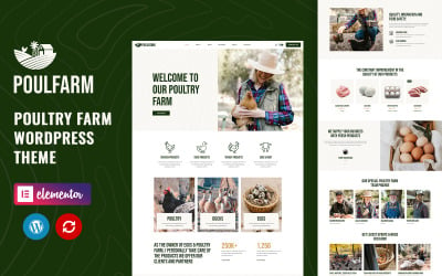 Poulfarm - Poultry Farm and Agriculture WordPress-teman