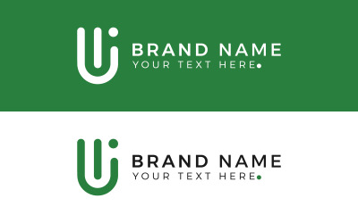 Prezentacja brandingu U Logo, nowoczesne logo, symbol logo