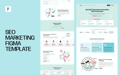 SEO Marketing Figma mall