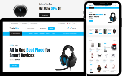 TradeZilla - e-commerce bootstrap-sjabloon