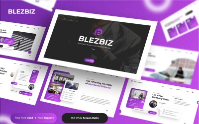 BlezBiz – маркетинговий бізнес Google Slides