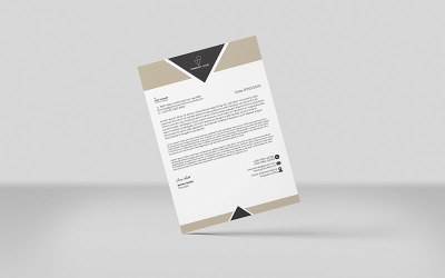 Branding-Briefkopf-Vorlagendesign