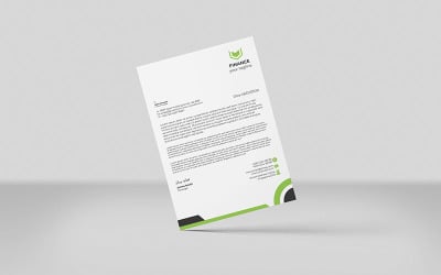 Firmowy nowoczesny projekt papieru firmowego Template_H_006