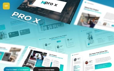 Pro X - Управление бизнес-проектами Google Слайды