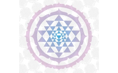 Sri Yantra 符号标志设计