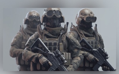 Armed Forces Excellence Soldiers in Action 12