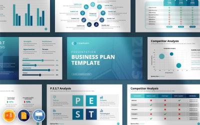 Beste businessplan PowerPoint-sjabloon