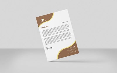 4 Color-Letterhead - Corporate Identity Template
