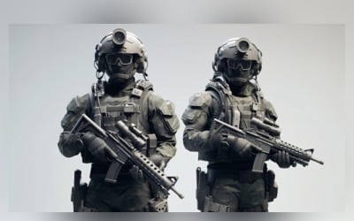 Guardians of Peace tungt beväpnade soldater 11