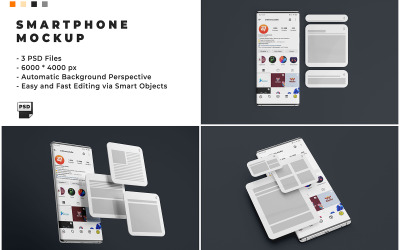 Smartphone Mockup Template 1