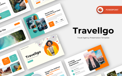 Travellgo — szablon programu PowerPoint dla biura podróży
