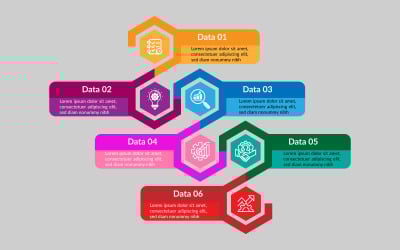 Infographic element template design work process