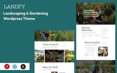 Landfy - tereprendezés és kertészet Wordpress téma