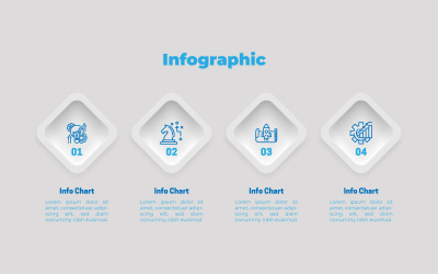 Vector eps infographic element template workflow