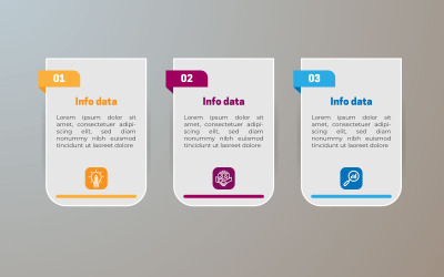 Vektör infografik eleman şablon tasarımı