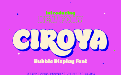 Ciroya - un univers typographique plein de passion et de plaisir