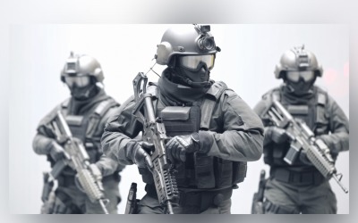 De välbeväpnade soldaterna 46