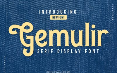 Gemulir - Serif Classic Font