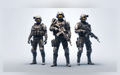Guardians of Peace Heavily Armed Soldiers 21