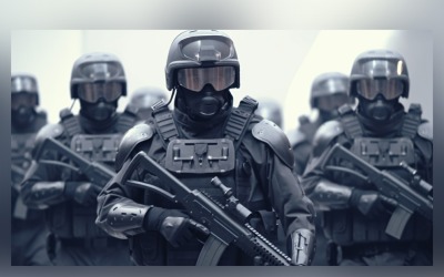 Guardians of Peace tungt beväpnade soldater 52