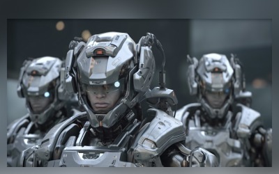 Machine Trio Heavy Armed Robot Force 66
