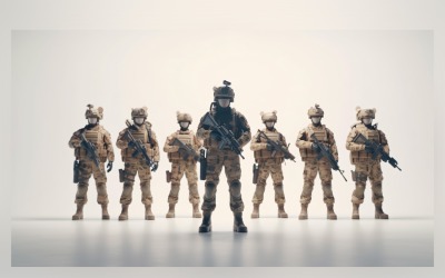 Prepared and Resolute Heavily Armed Troops 26