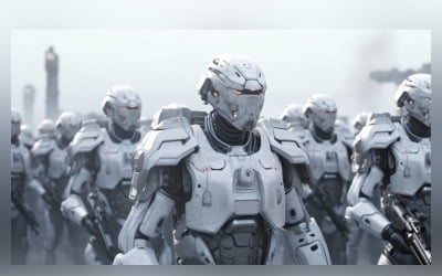 Tri-Bots of Defense Těžce ozbrojený robot 70